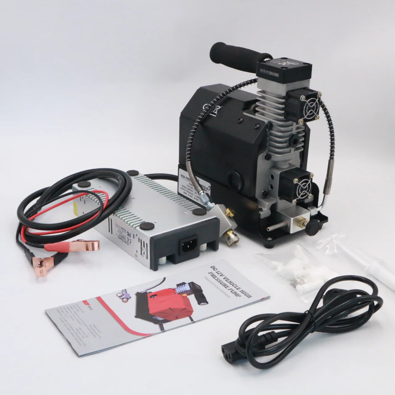 12V Portable Mini PCP Air Car Conditioner Compressor Air Gun and Paintball Tank Pump with Adapter for Scuba Diving