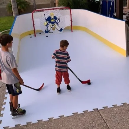 uhmwpe sheet  puck board shooting pad practice hockey slide board for training