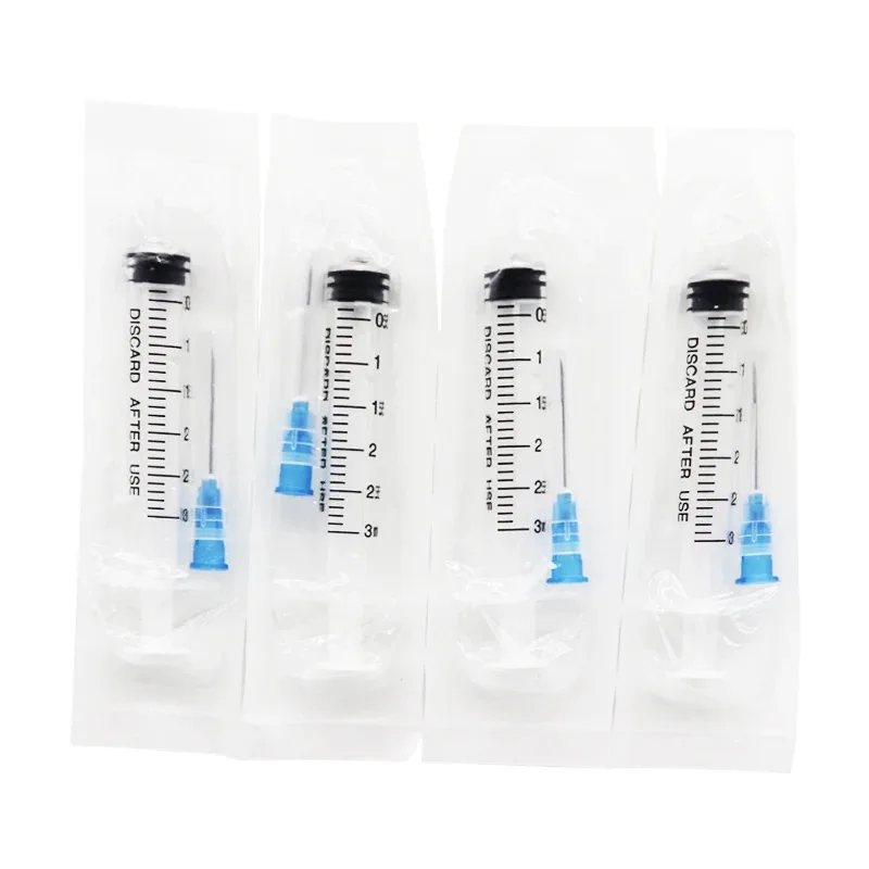 Medical Consumables Disposable Plastic Sterile Luer Lock Syringes with Needle 1ml 3ml 5ml 10ml 20ml 60ml