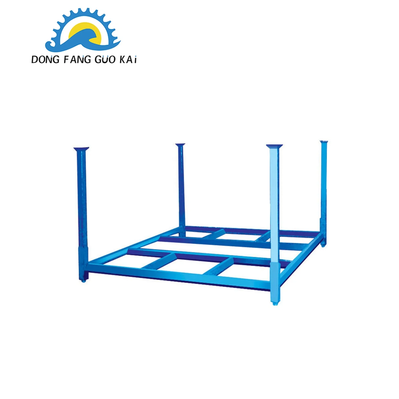JiaGong Collapsible Industrial Steel Customized Powder Coated Foldable  Stable Shelves Box Holders Metal Shelving Stacking Racks