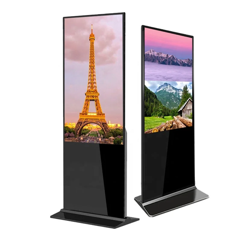 49 50 55 65 дюймов HD LCD Цифровая вывеска рекламный сенсорный экран Управление рыночным воротом Android медиаплеер