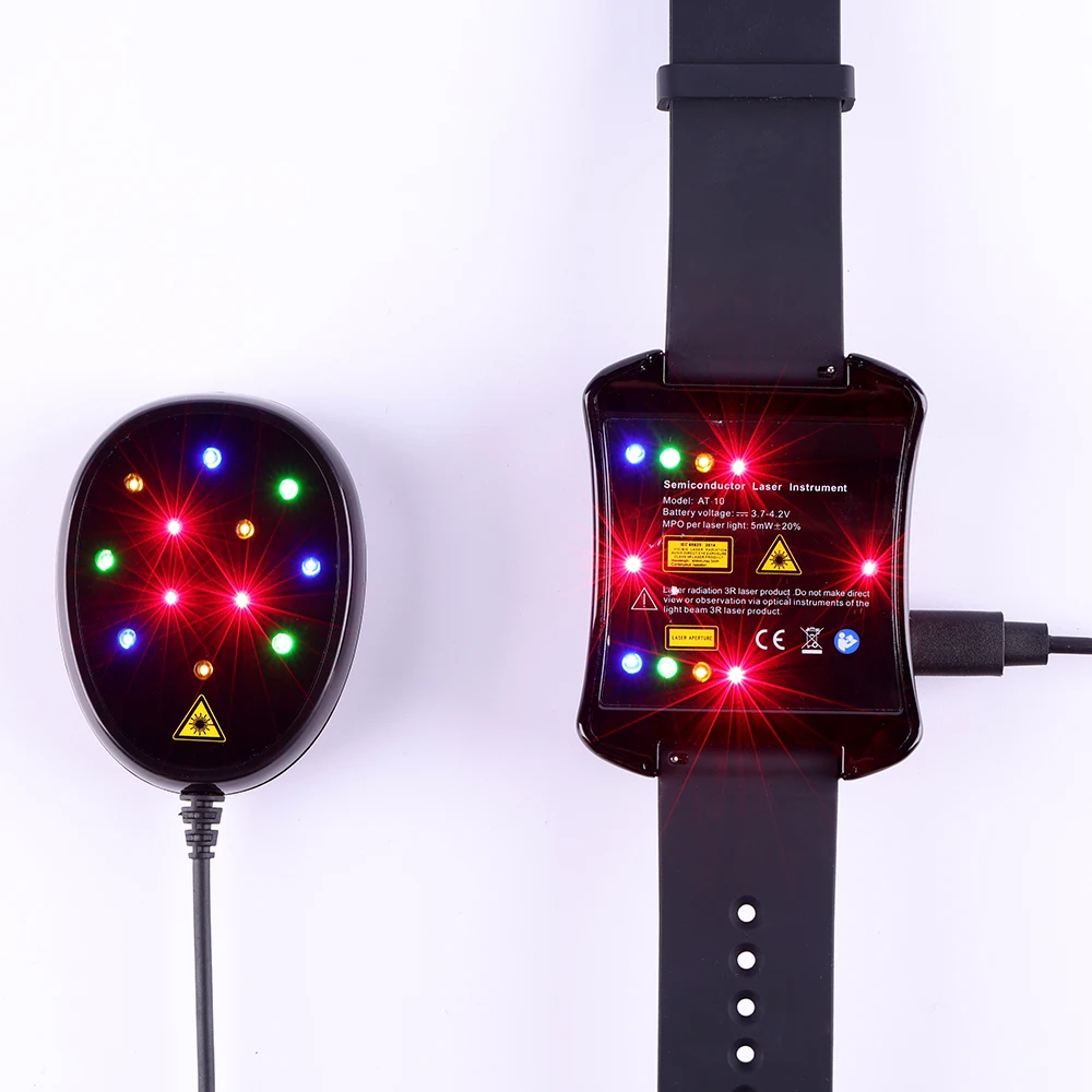 Household Use LLLT Low-Level Laser Therapy Device Treats Coronary Artery Disease Low Blood Sugar Symptoms Diabetic Watch