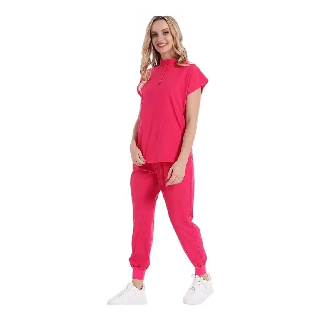 Hot Sell Scrub Suits Stretch Breathable Women Sets Jogger Nursing Scrubs Uniforms Medical Spandex Hospital Scrubs Uniforms Sets