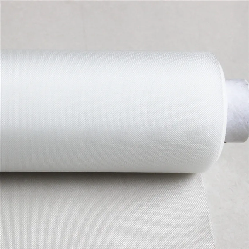 High Tension Plain Weave White Polyester Monofilament Bolting Cloth Silk Screen Printing Mesh Fabric