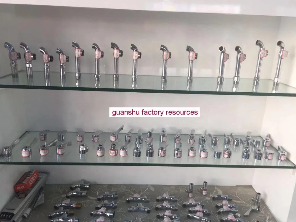 
Nanan guanshu sanitary ware unique triangle china supplier cheap stock selling faucet brass bibcock 