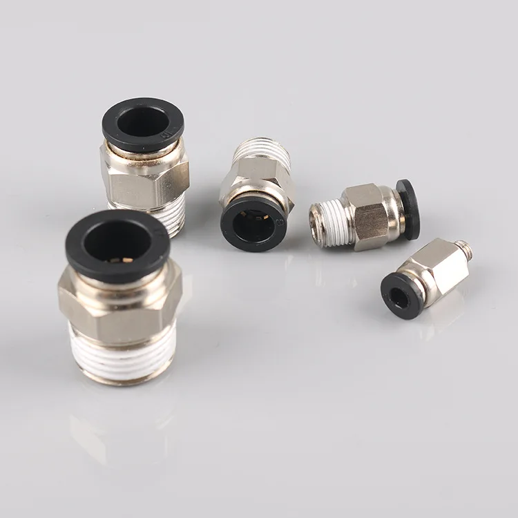 Air Pneumatic One Touch Push In Fittings Plastic Quick connectors PC 12 mm-1/2 for Air Compressed System