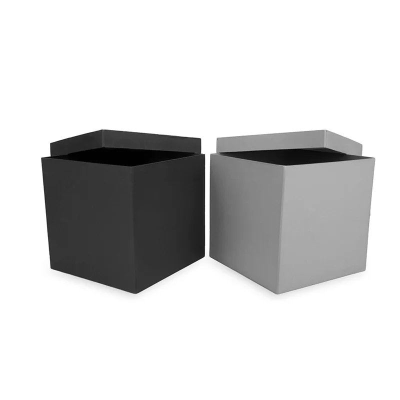 Wholesale Carton Paper Custom Print Floristry Waterproof Cardboard Cap Rose Packaging Square Flower Hat Boxes For Flowers