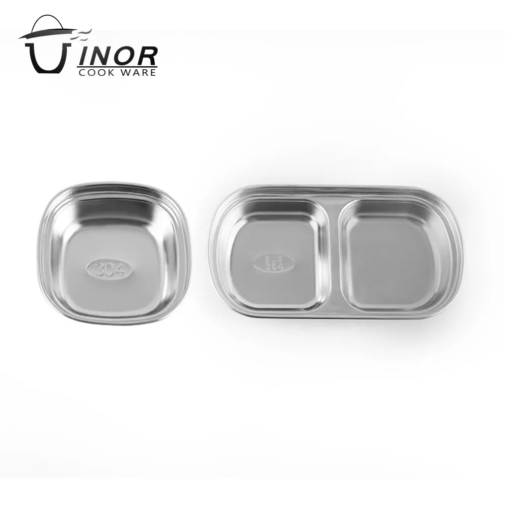 stainless steel dinner plate soy sauce dish for wholesale