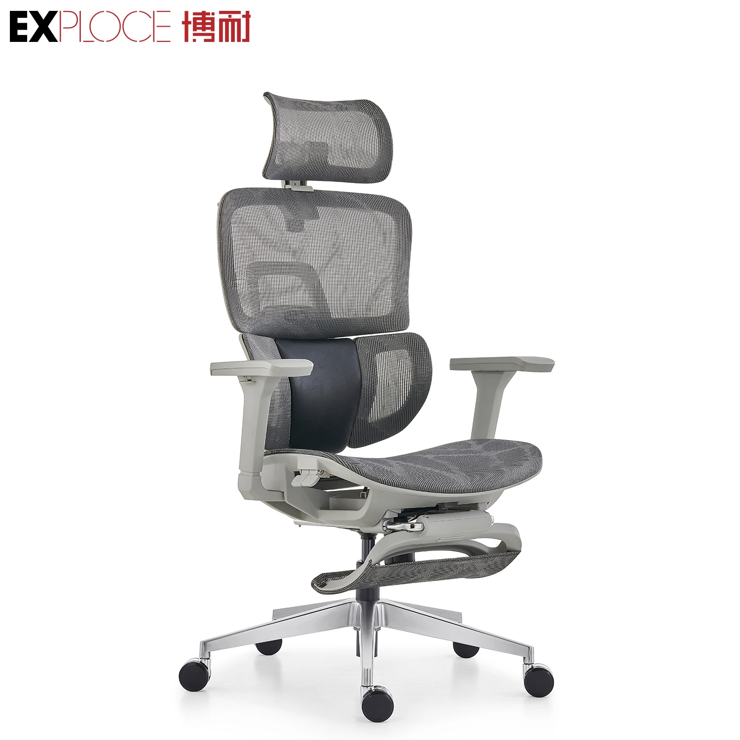 Hot Sale Ergonomic Chair Swivel Office Chair 3D Function Armrest Mesh Chair With Footrest