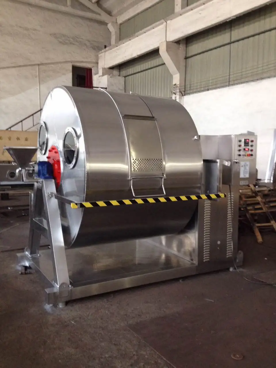 
Interlayer heating stainless steel test inox drum for leather 