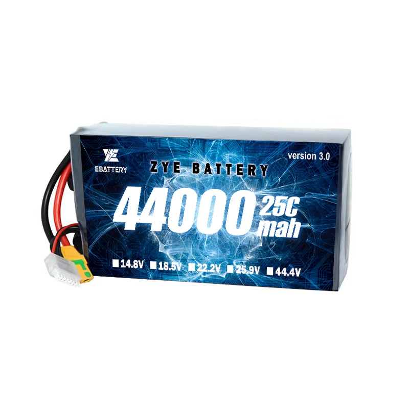 32000mAh 44000Mah 22.2v 5s 6S 12s 14s 25C 710.4WH LiPO Battery for Big Load Multirotor FPV Drone Hexacopter Octocopter