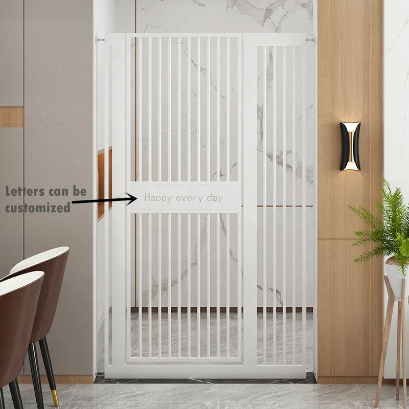 High Quality Panels Decorative Indoor Pet Barrier Pet Fence Indoor Pet Door Dog Gate Cat Door Customizable Letters