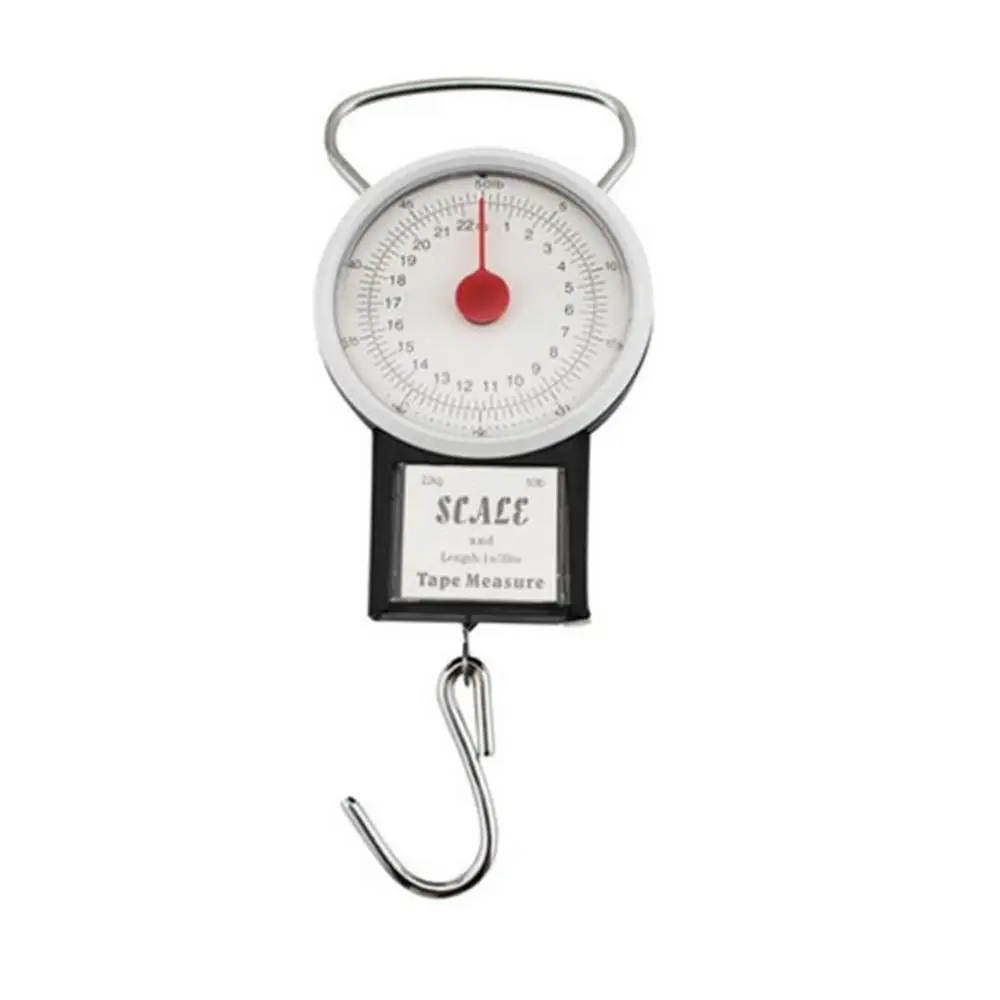 Dawood 22Kg Portable Spring Scale Fashion Creative Household Hanging Mechanical Mini Handheld Spring Scales