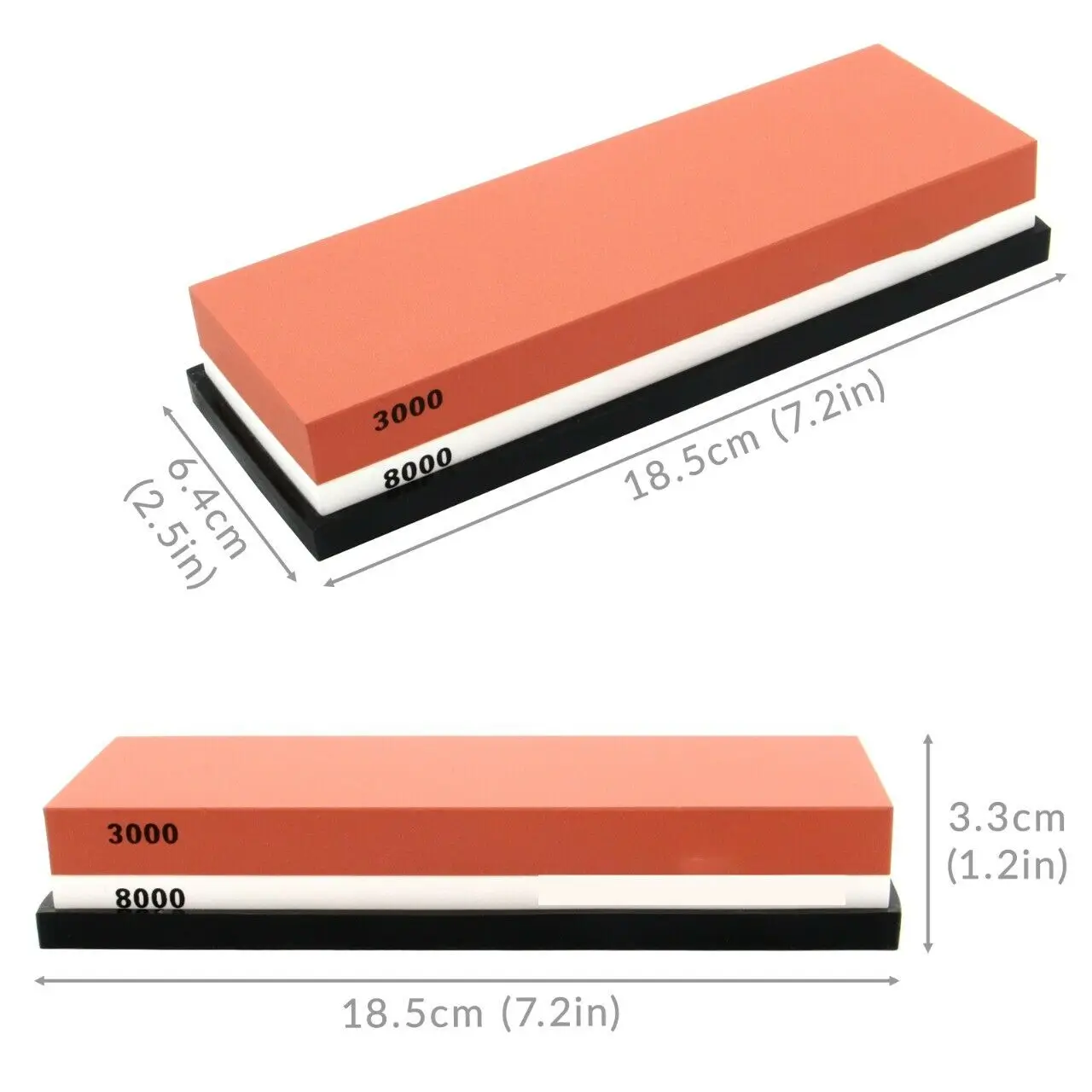 Whetstone Knife Sharpening Stone 3000/8000 Grit Combination Waterstone