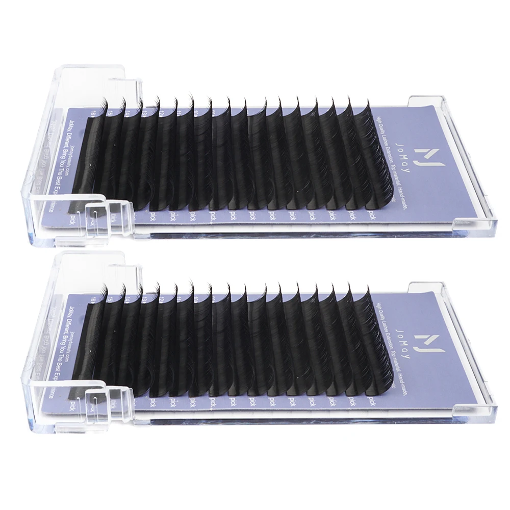 JoMay Wholesale Private Label Lash Beauty Camellia Blooming Eyelash Mixed Length Lash Extension Trays