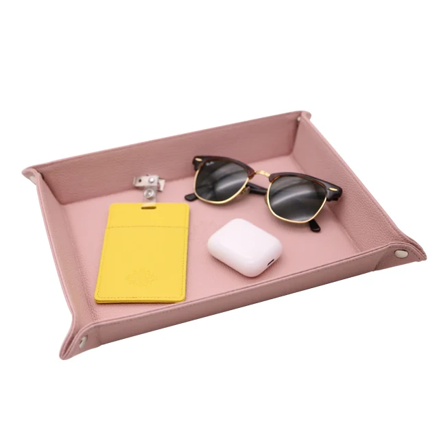 Оптовая продажа, лоток для ключей и монет из искусственной кожи