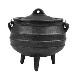 Cast iron camping pot three legs Dutch pot 3