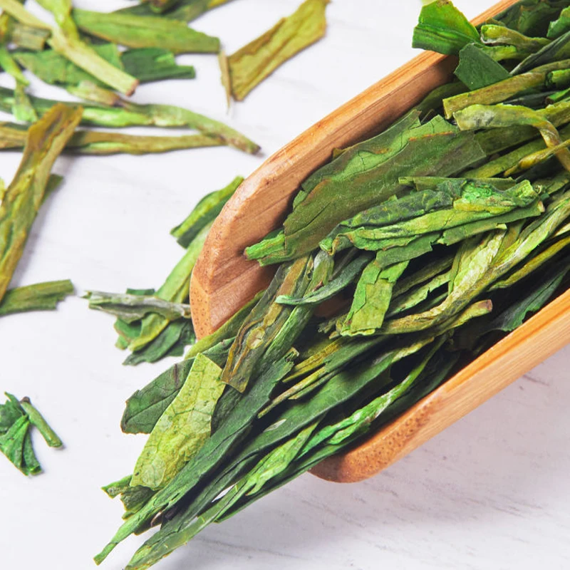 Chinese Zhejiang Longjing Tea 2024 New Product Yuqian Gaoshan Zhejiang Longjing Green Tea Strong Aroma Type Special Fragrance