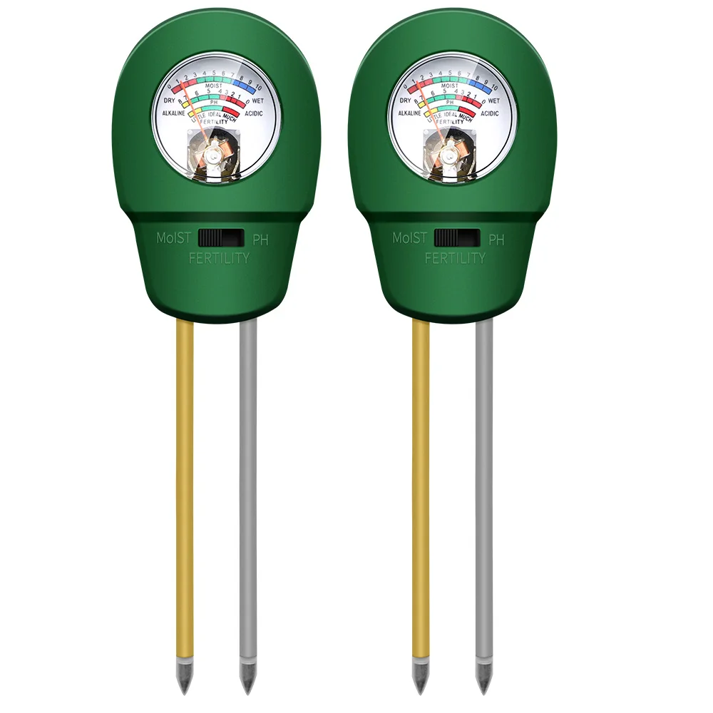 Round head three-in-one soil tester garden measuring tester