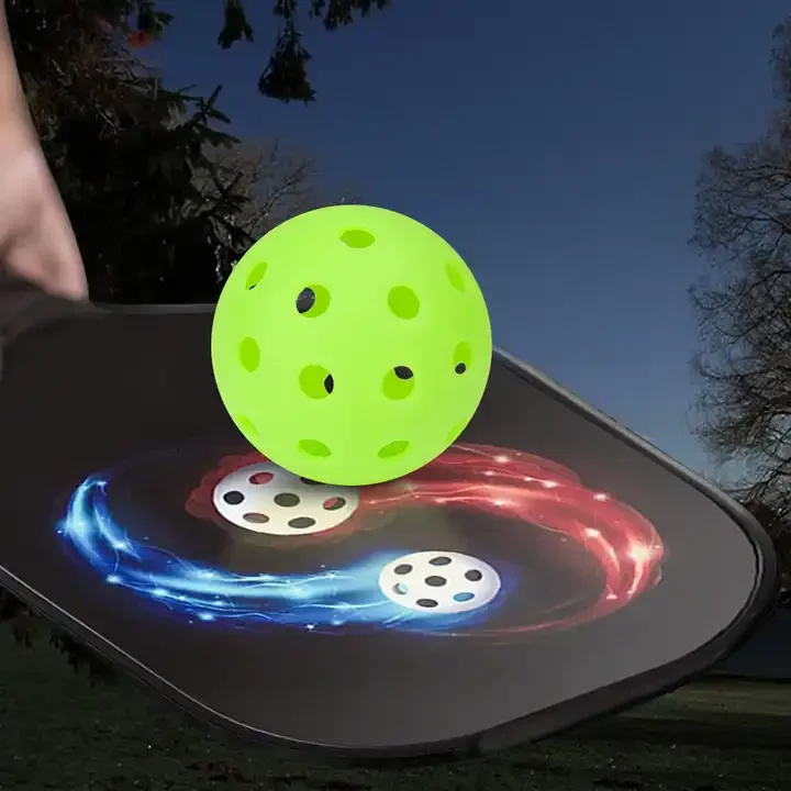 USAPA approved Custom logo Plastic-PE 74MM 40 Holes Pickleball Outdoor Sport