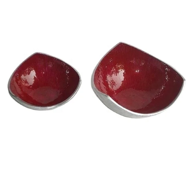 
Cast Aluminum bowl with food safe enamel 