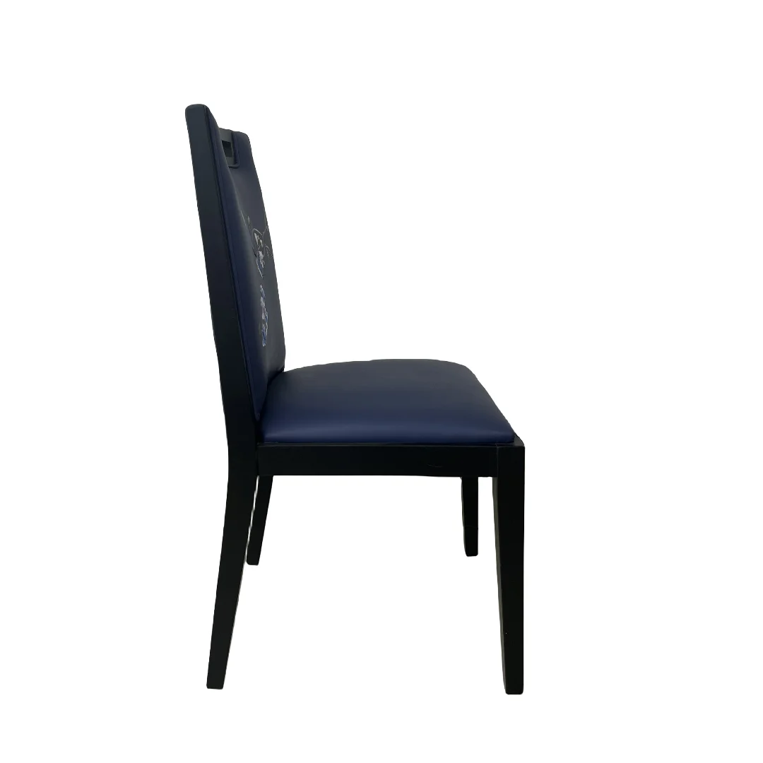 New Chinese hotel chairs Modern simple classical iron wrought Restaurant tables and chairs Hot pot theme dining chairs