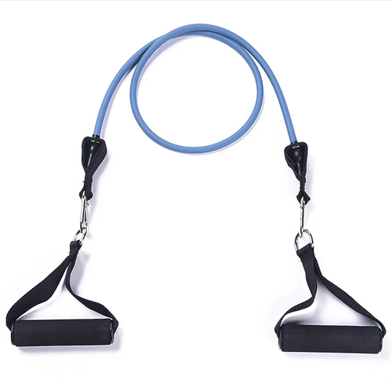 
High Quality Fitness Equipment Pilates Tubes 11 Piece Set Elastic Bands Gym Workout Resistance Bands 