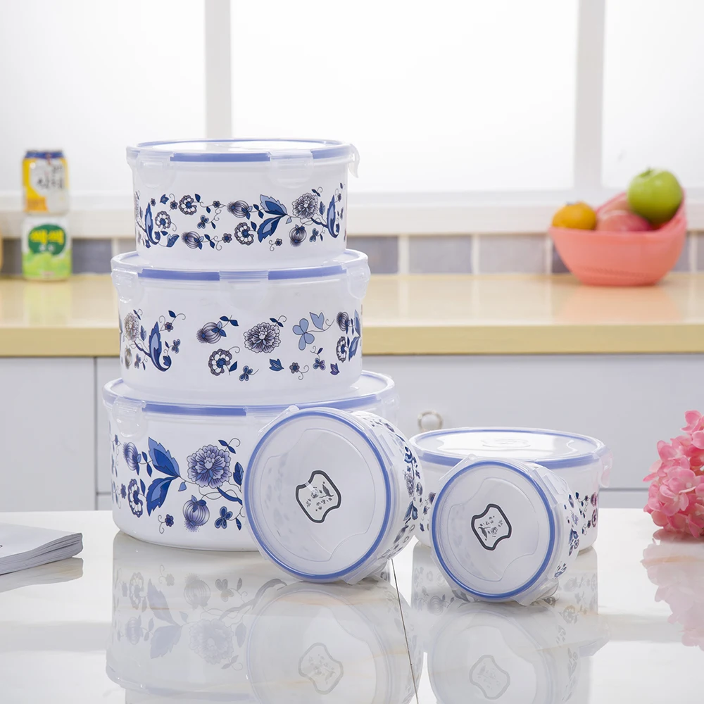 pp wholesale household large size plastic collapsible airtight waterproof food storage container