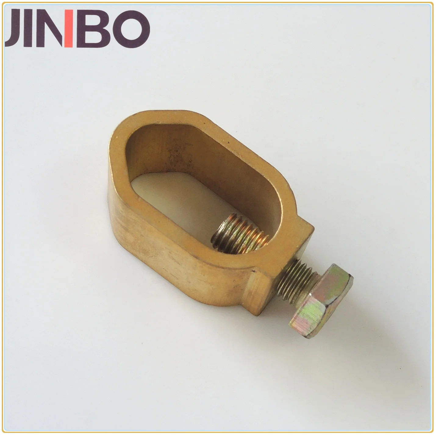 Jinbo lightning protection grounding rod clamp electrical cable joined earthing clamps