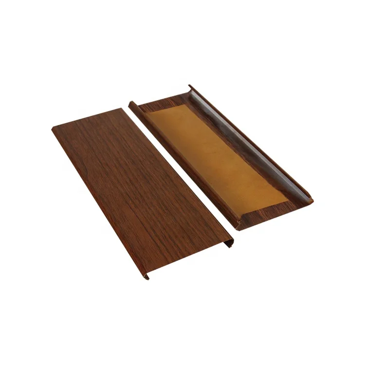 Aluminum G-Strip Baffle Ceiling panel Aluminum Linear Ceiling system Building Decorative Metal Suspended False Ceiling Design