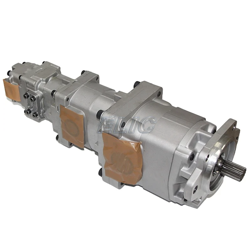 Wholesale Excavator Tandem Gear Pump HD785-7 705-56-44090 Mini Triple Hydraulic Gear Pump For Komatsu Replacement