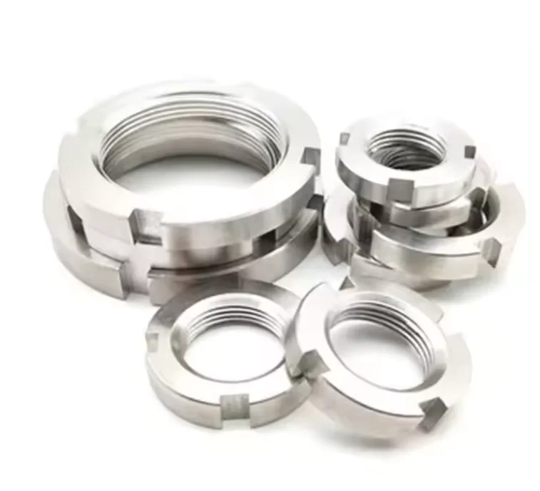 DIN 1804  Groove Lock Zinc Plated Slotted Round Spanner Passivated Metric Certification Lock Nuts