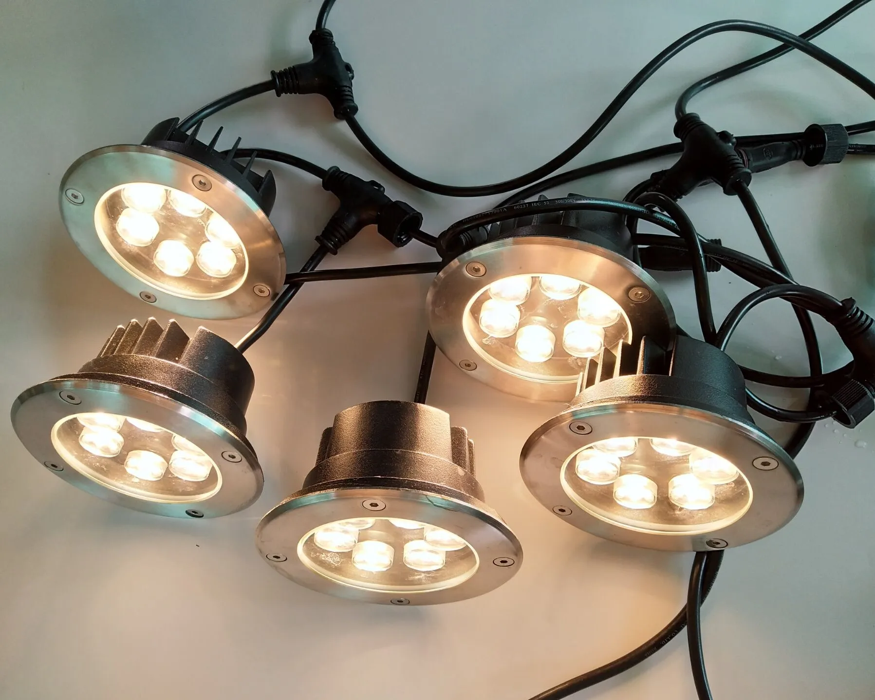 Фабрика AC85-265V 6 Вт/12 Вт/18 Вт Водонепроницаемый IP67 холодный/Чистый/теплый белый светодиодный подземный светильник с 3 летами гарантированности