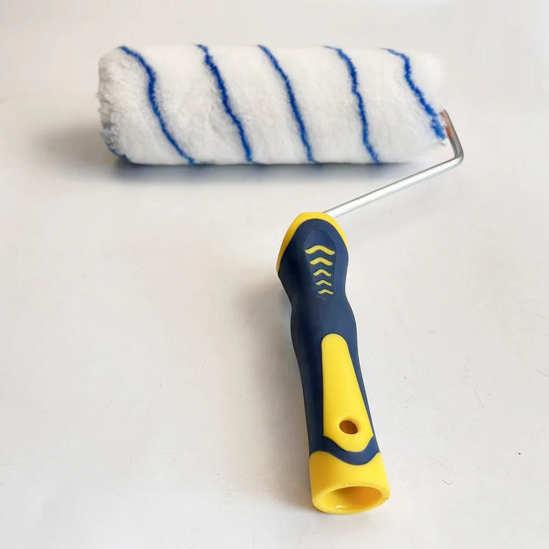Blue Stripe Paint Roller Set 6 Inch 8 Inch 9 Inch Painting Roller Tray Kit Professional Painting Tools for Home DIY Decoration