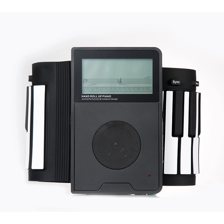 Midi Digital Controller Synthesizer Roll Up Piano Silicon Roll Up Piano For Child Musical Instruments Folding Soft Electron Orga