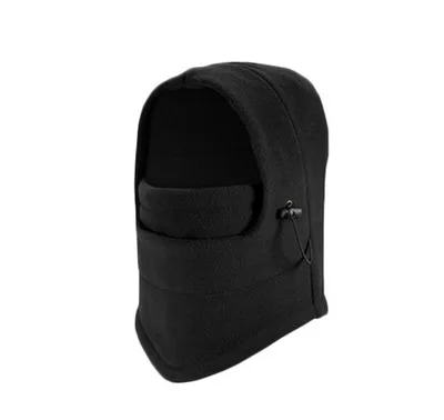 Зимняя ветрозащитная детская маска-Балаклава унисекс, плотная теплая флисовая маска для лица, шапка для детей