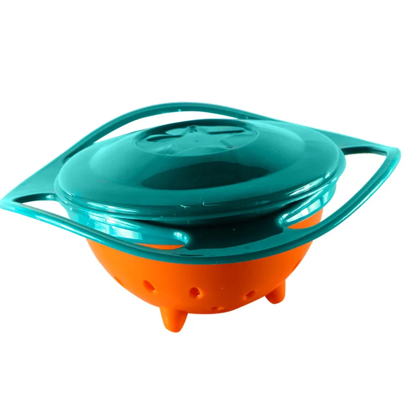 360 bowl gyro bowl baby 360 Degree rotate spill-proof bowl
