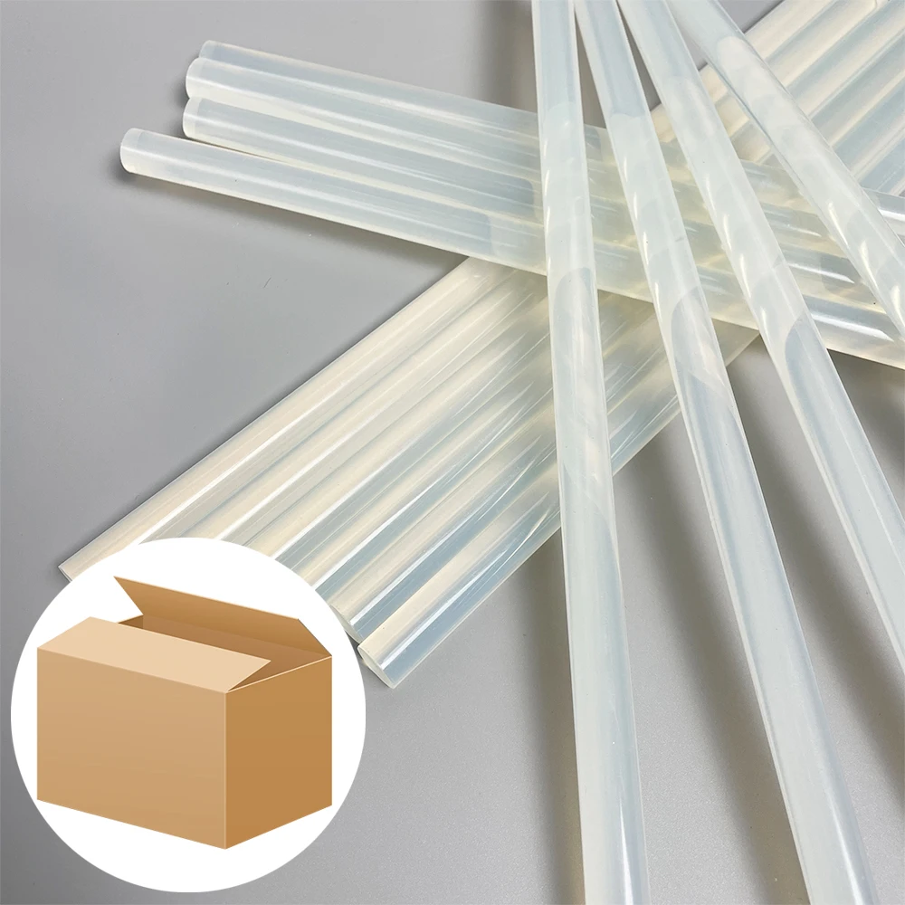 in Stock Zhejiang Clear Transparent White Adhesive Glue Stick Good for Packing Use