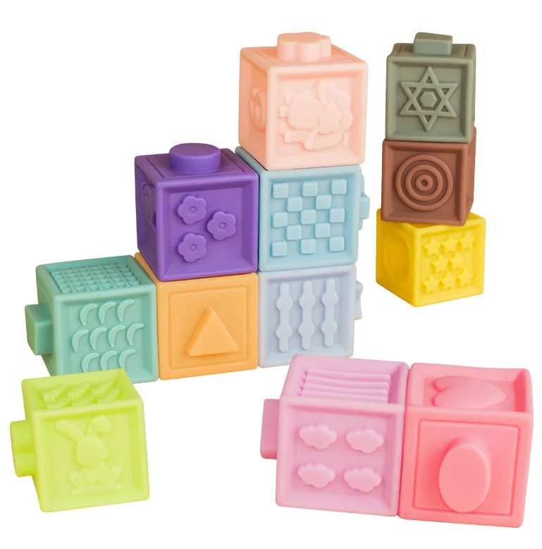 match game bath toy baby chewing teether making sound pvc material soft number blocks educational toy for