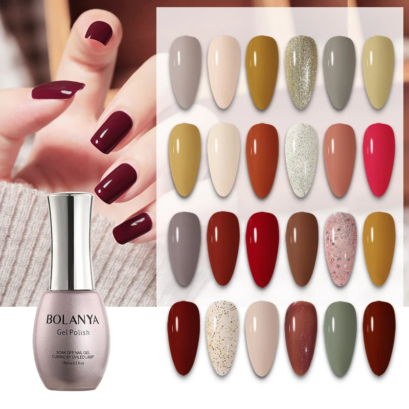 BOLANYA 387 Colors Free Sample Available  Nail Polish Wholesale Nail Gel Polish  Uv Led Soak Off Nail Gel Polish Wholesale