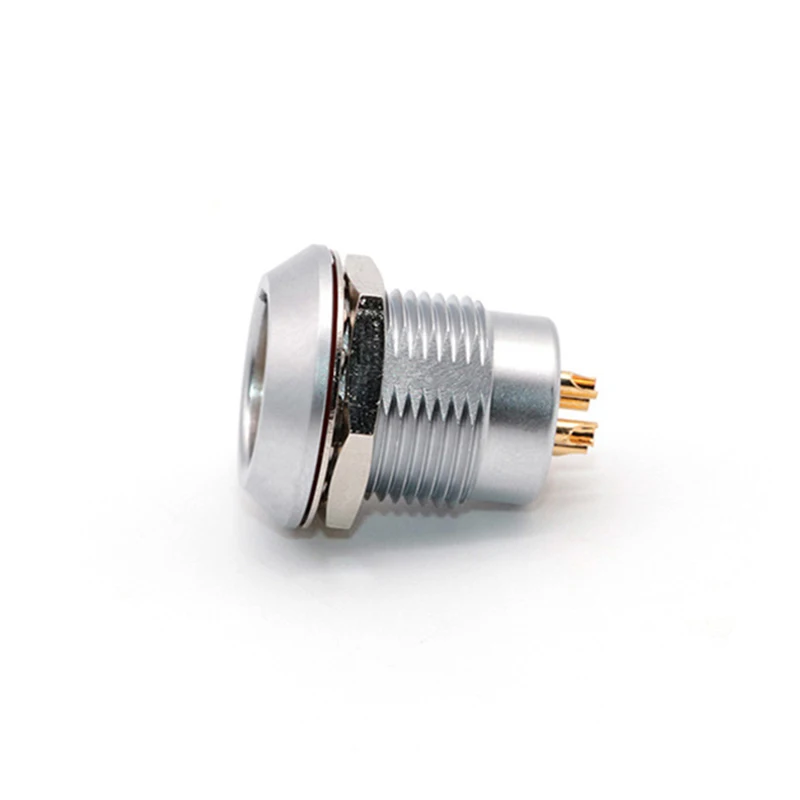 HGG 00B Series Waterproof or Vacuum tight IP50 Female Fixed Socket 2P 3P 4P 5P MGG. Push Pull Connectors