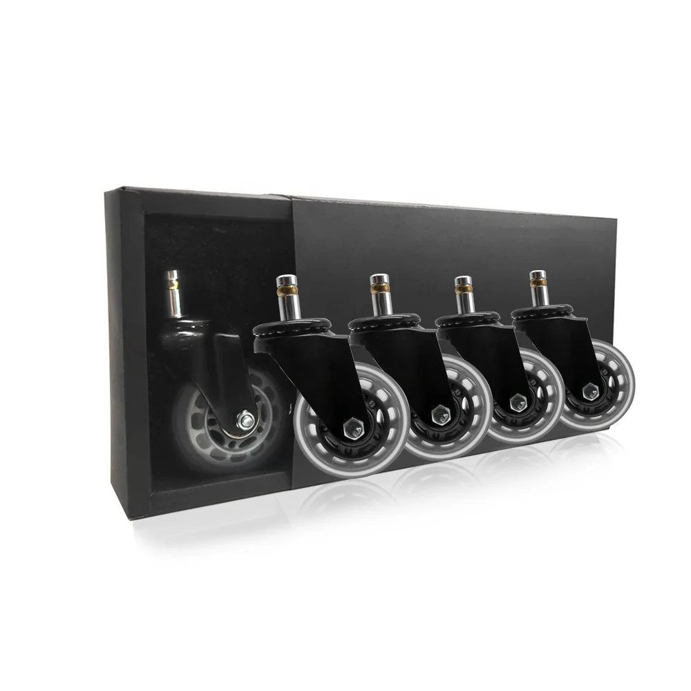 DLPO 2.5' Office Chair Wheels Replacement Rubber Chair casters