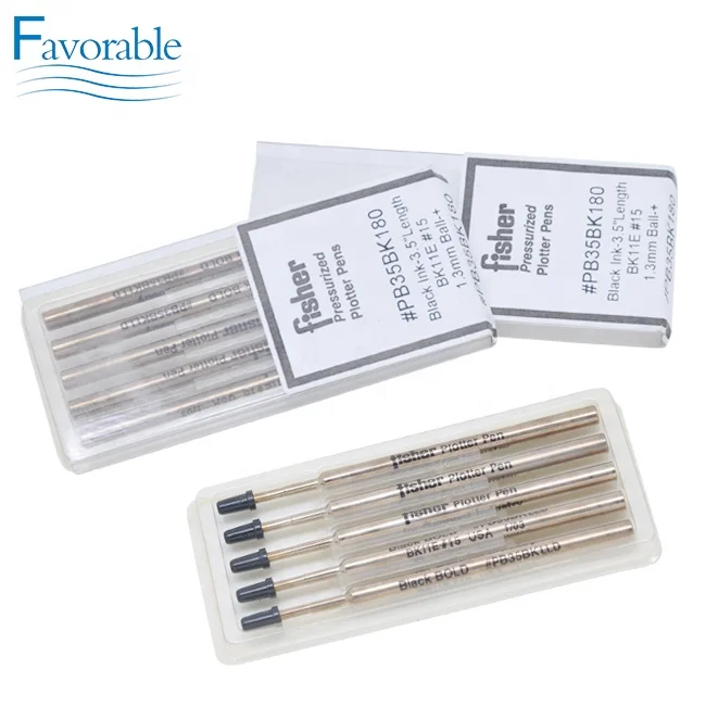 Плоттерные ручки Fisher 3,5 дюйма, 1,3 мм, черные шарики PB35BK180, подходят для резаков электрических фар