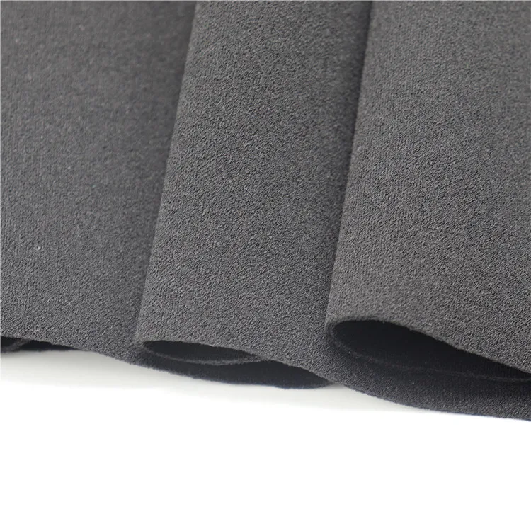 Hot Factory fashion 95%Polyester 5%spandex Double Same Side Bonded Knitted  Fabric Cloth  Textile