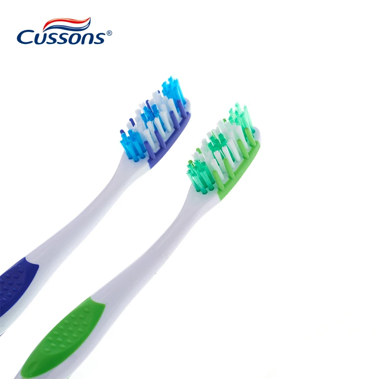 High Quality Surround Bristles Gum Massage Adult Soft Toothbrush with Tongue and Cheek Cleaner