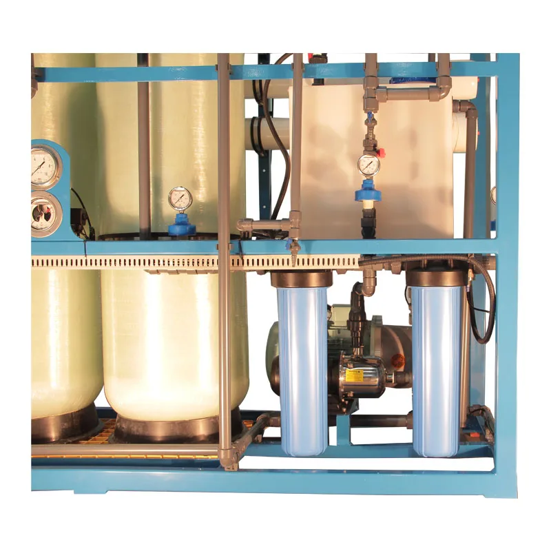 RO seawater desalination skid-mounted container system drinking water treatment for sale