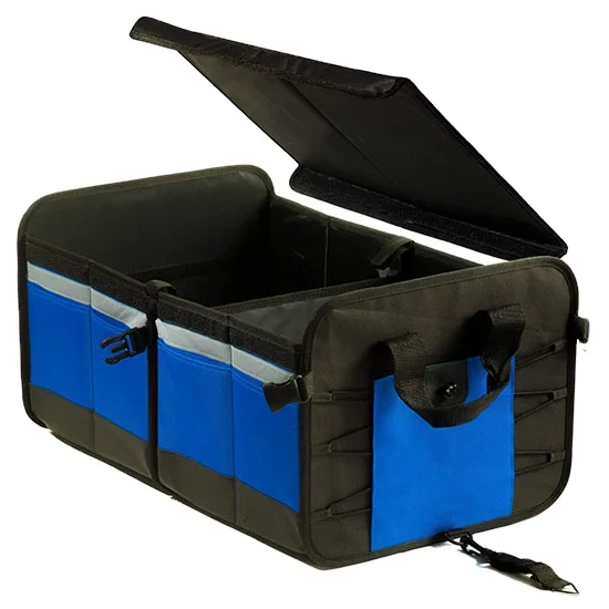 car baggage organizer Trunk Organizers and Storage with Rigid Detachable Lid