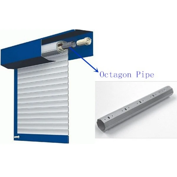 New Cassette Type 40mm 60mm 70mm Shaft Rolling Shutter Octagonal Pipe Tube Roll Forming Machine with