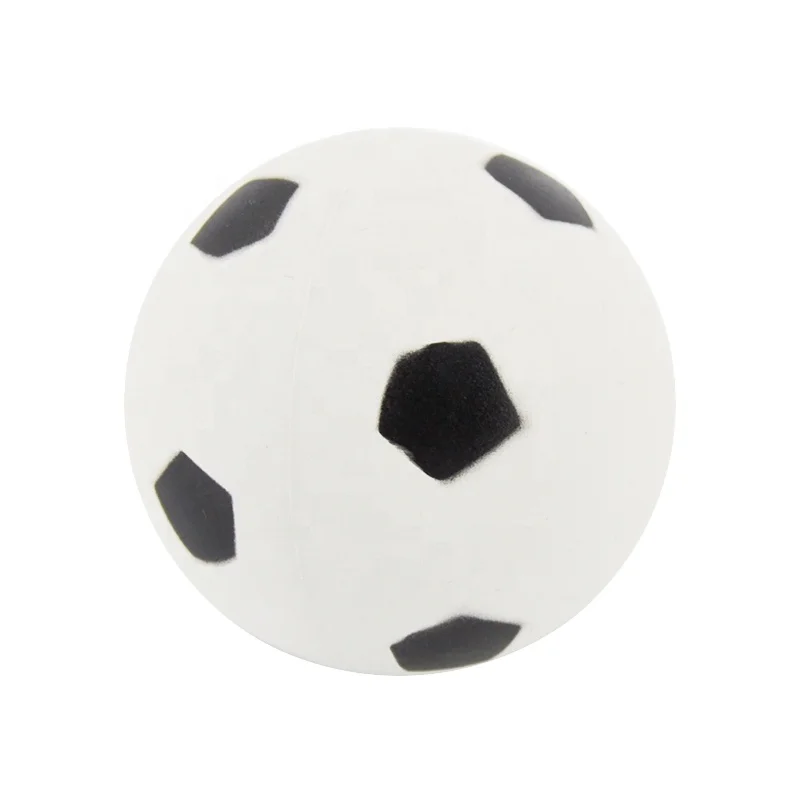 Custom Size Football Soccer Ball Shape Hollow High Bouncing Rubber