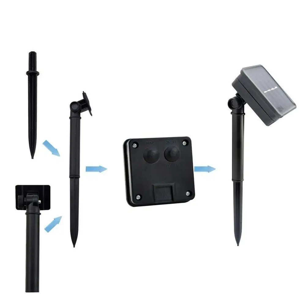 5M 50LED Solar Power Garden Light String Outdoor Rope Tube Led String Fairy Lights for Garden Fence Landscape